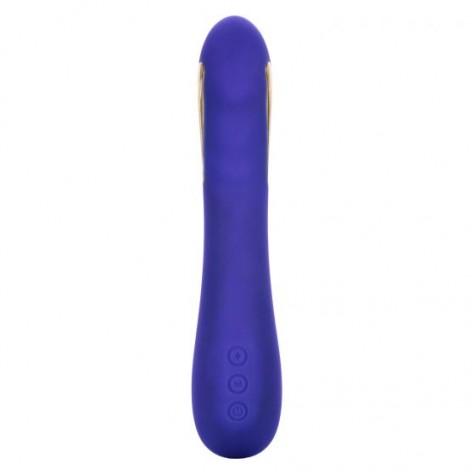 Фиолетовый вибратор с электростимуляцией Intimate E-Stimulator Petite Wand - 18,5 см.