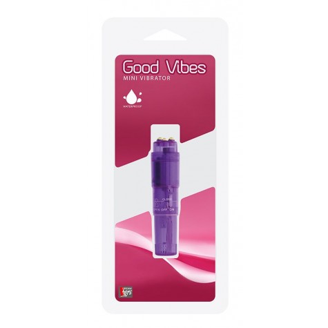 Фиолетовая виброракета GOOD VIBES MINI VIBRATOR